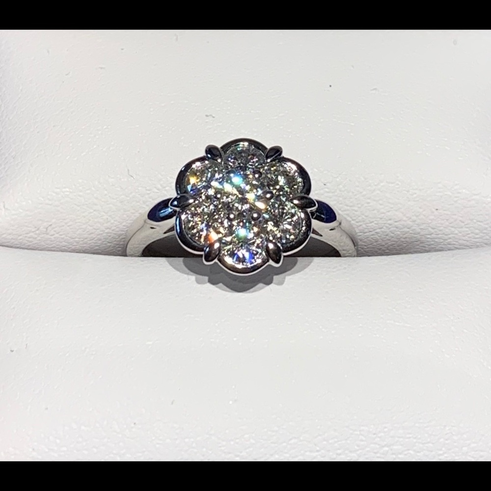 Moissanite 7 Stone Ring